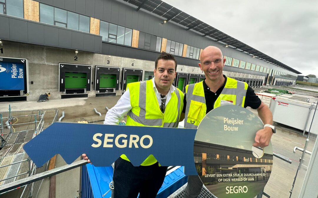 Pleijsier Bouw levert distributiecentrum LC4-5 op aan SEGRO