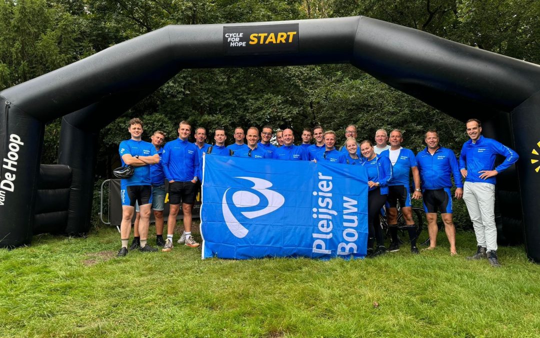 Pleijsier Bouw zet zich in voor stichting De Hoop