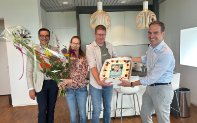 Jan Gerrit 25 jaar in het team!