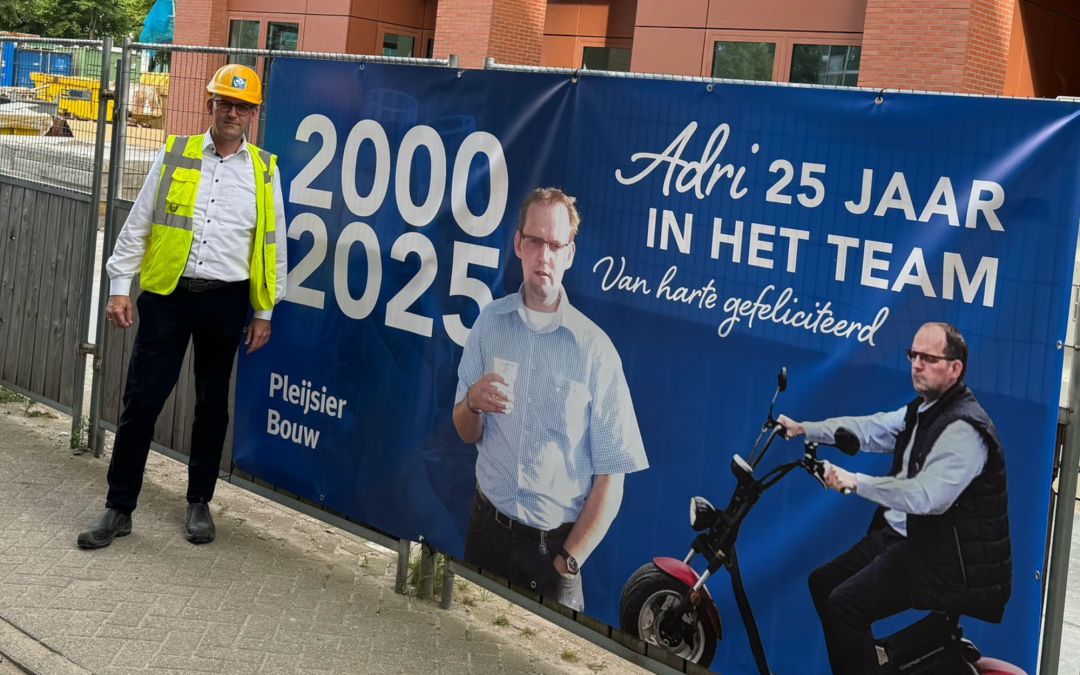 Adri 25 jaar in het team!