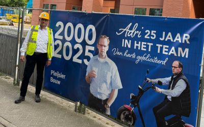 Adri 25 jaar in het team!