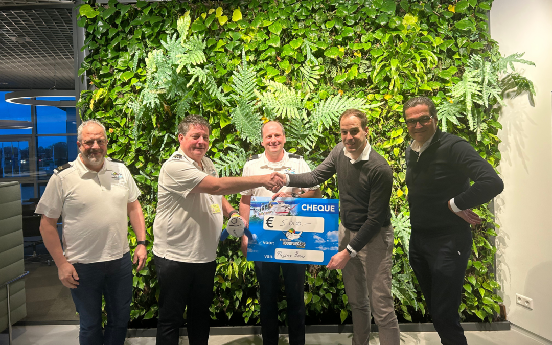 Pleijsier Bouw doneert aan Stichting Hoogvliegers
