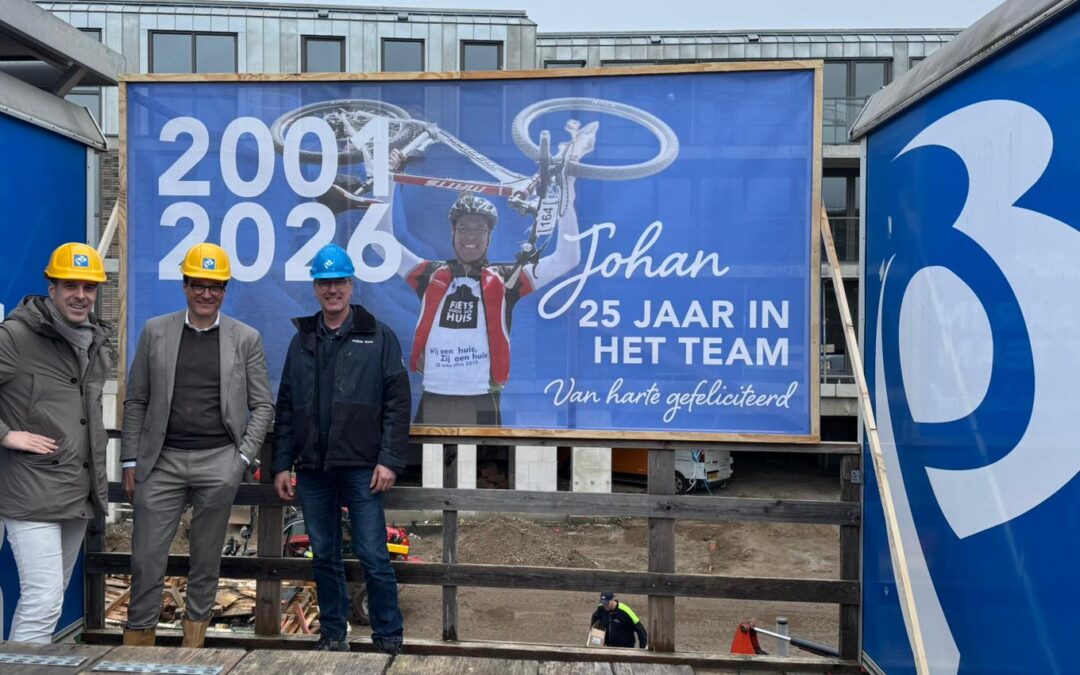 Johan 25 jaar in het team!