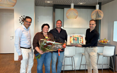 Steven 25 jaar in het team!